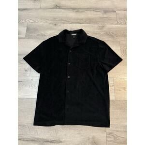 Express Men’s Button Up Short Sleeve Medium‎